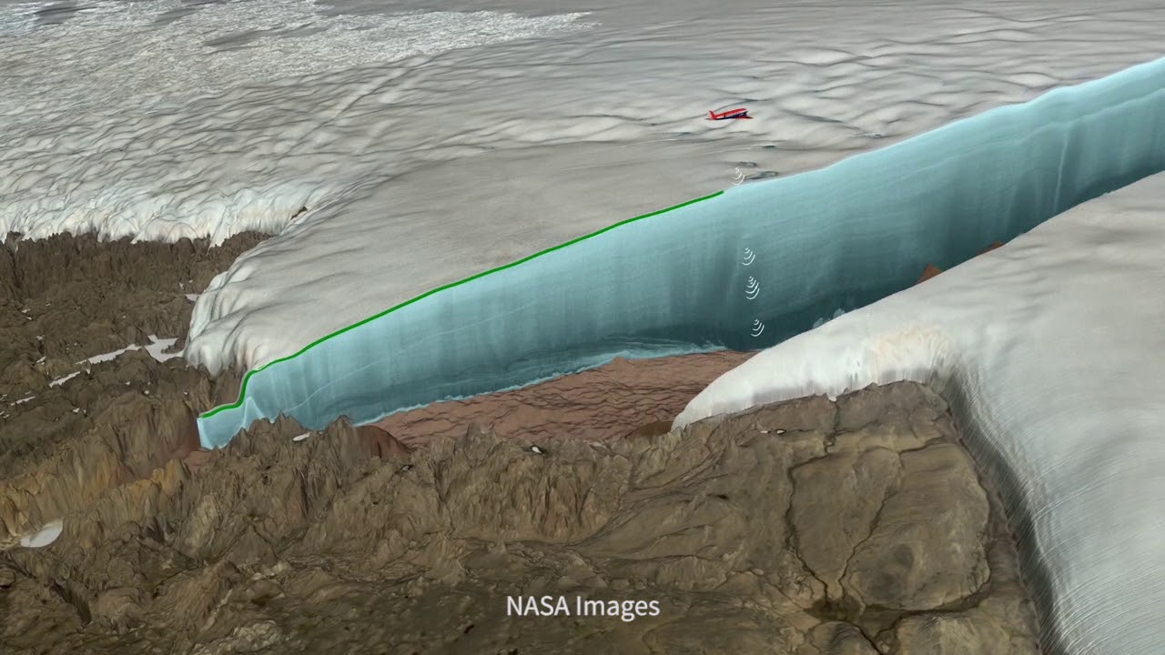 The Greenland's giant crater