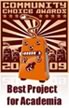 Sourceforge Community Awards Winner 2009 Sourceforge Community Awards Winner 2009