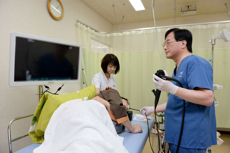 内視鏡検査の様子