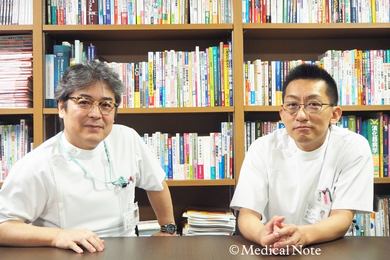 写真左:品川俊治先生、写真右:栗山政人先生(南砺市民病院診療部長・内科部長)