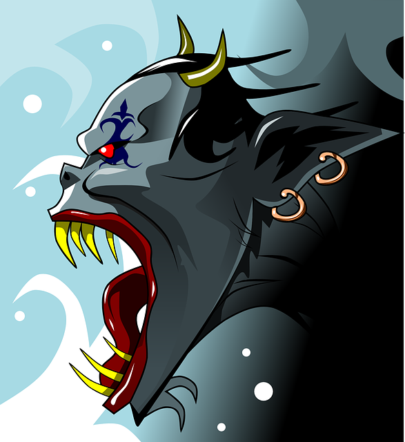 悪魔のイラスト