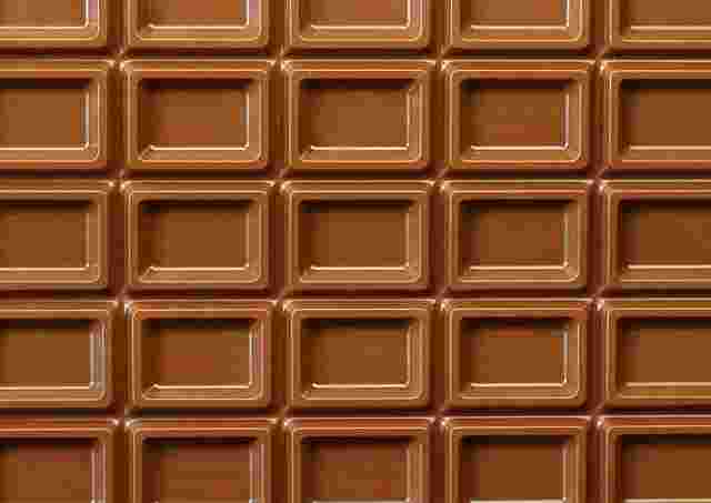 板チョコのアップの画像
