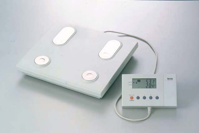 手元でコントロールできる体脂肪計