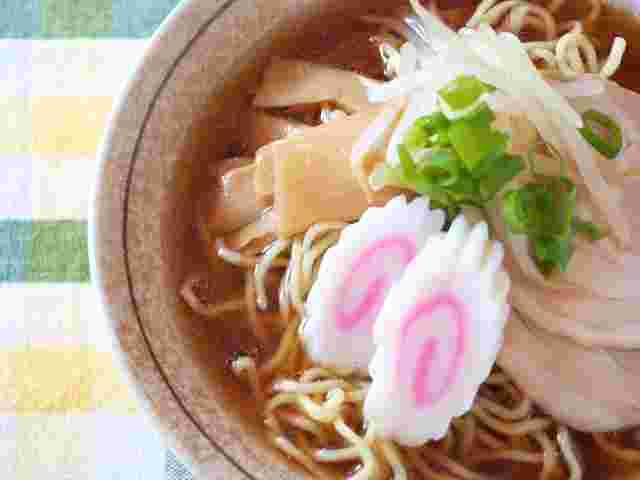 ラーメンのアップの画像