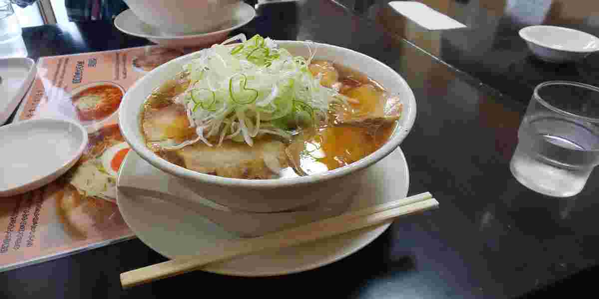 食堂 はせ川のラーメン
