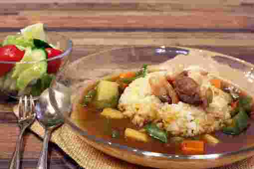 ヘルシーテイストのチキンカレー