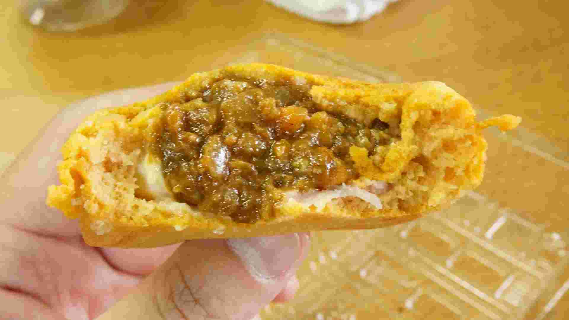 インド焼きの断面