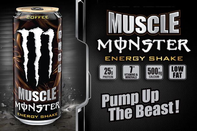 MUSCLE MONSTER ENERGY SHAKE COFFEE