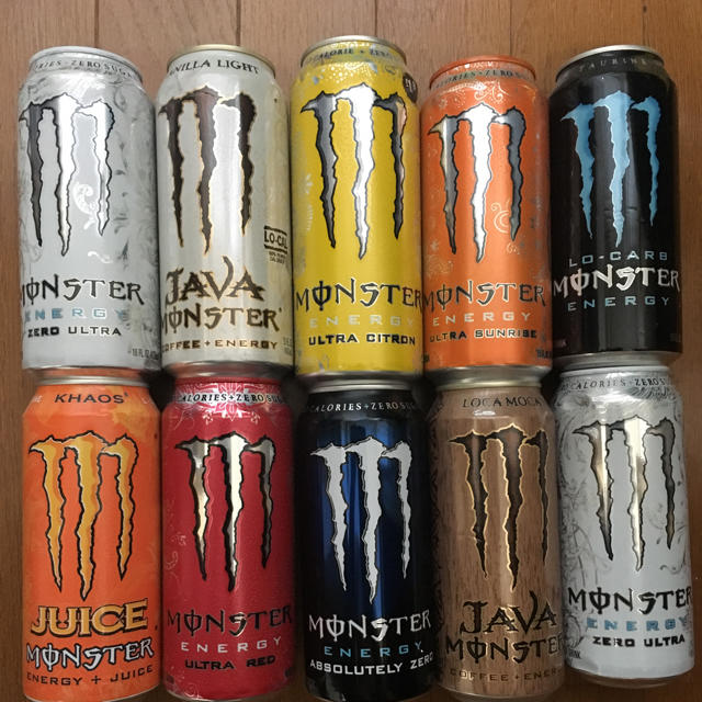 モンスターエナジーの一例