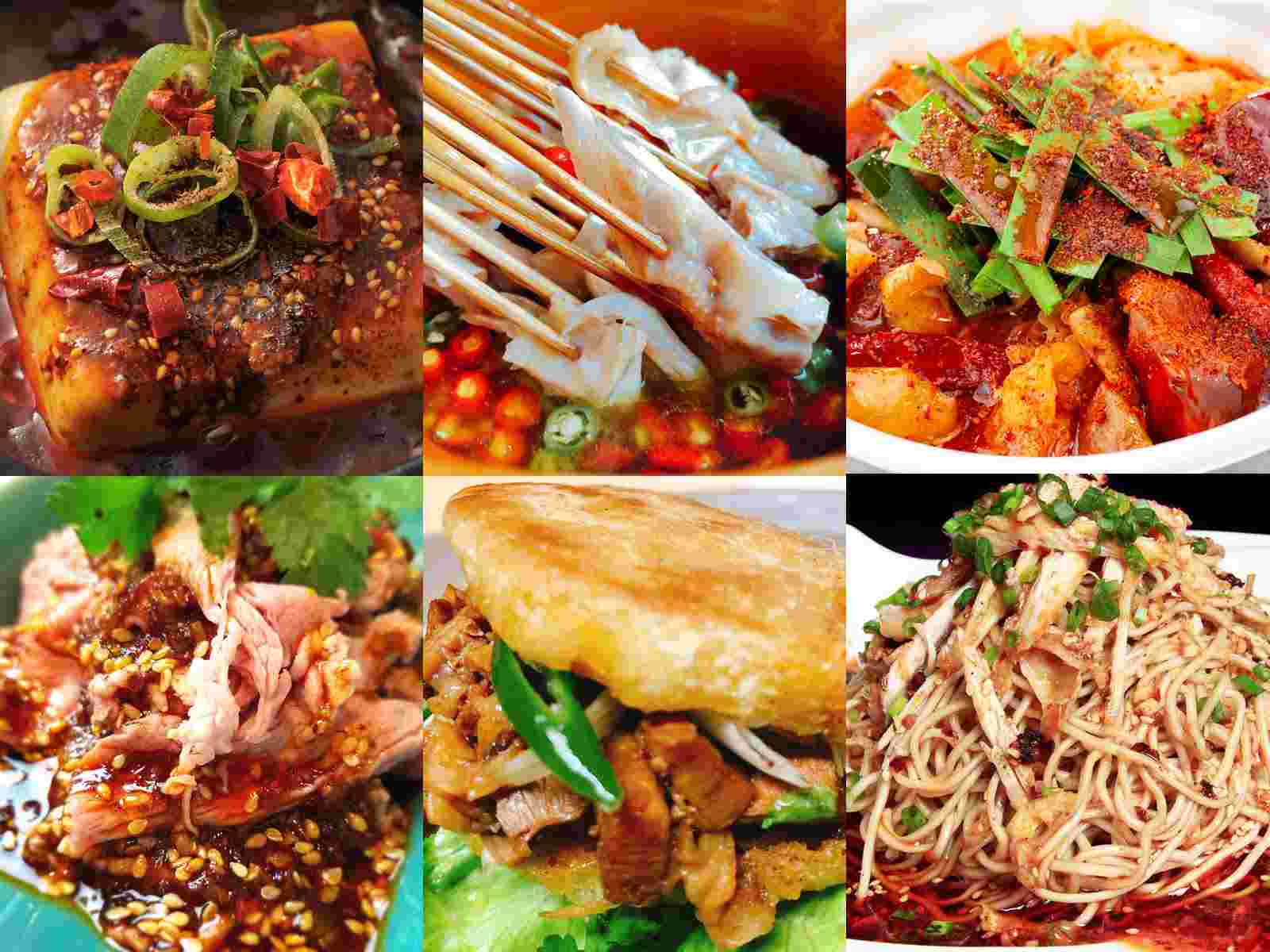 四川フェスで提供される料理6種類