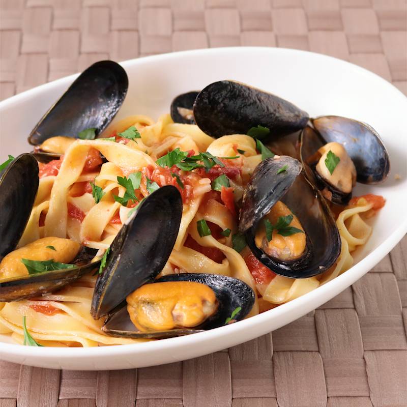 フェットチーネ アラビアータソース添え レシピ