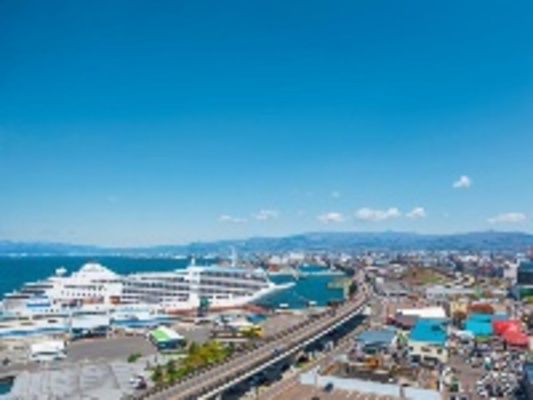 絶景のビュースポット「ともえ大橋」!函館港や花火大会の観覧に人気!のイメージ