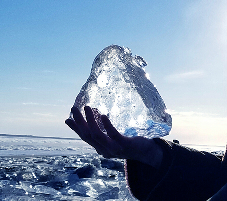 「ジュエリーアイス」の絶景!十勝の海に打ち上げる神秘的な氷の宝石!のイメージ