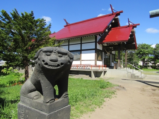 「江部乙神社」にはカワイイ笑う狛犬?福を呼ぶ人気のパワースポット!のイメージ