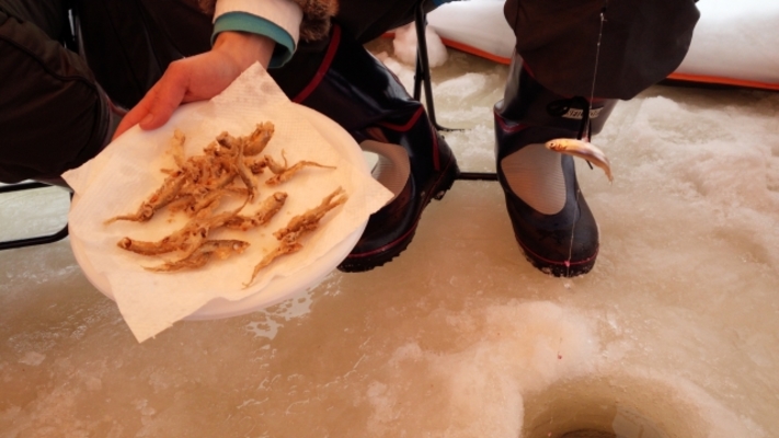 「岩洞湖」で氷上ワカサギ釣りに挑戦!レストハウスや周辺情報も紹介!のイメージ