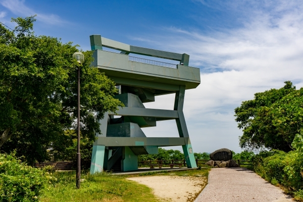 志賀島「潮見公園」の展望台から絶景パラノマを鑑賞!夜景が美しい!のイメージ