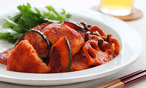 鶏むね肉と野菜のケチャップカレー風味3