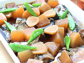 秋刀魚と大根の柔らか煮