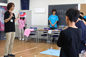 やや緊張の面持ちのK校長
