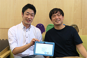川島慶さんと金成東さん