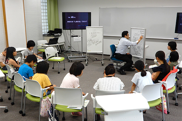 「こどものための哲学教室」の様子