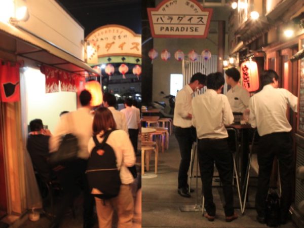 終戦後の立川パラダイスの流れを汲む屋台村