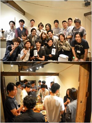 temusubiで行われたイベントの様子。行政の担当者らとお酒や食事などを楽しみながら何でも相談できることで、移住への不安を解消できる貴重な場となっている。月に2回ほど開催されているので、詳細は同社の「LOCAL LETTER」を見てみよう
