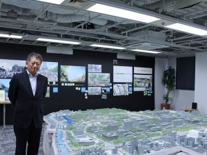 株式会社 日建設計 名古屋オフィス代表の山本秀樹さん。福岡県出身。東京スカイツリーなどのプロジェクトも手掛けた。2003年から3年間、名古屋駅前の超高層ビル・ミッドランドスクエアの都市計画を担当して名古屋に通い、その後、2010年から名古屋に転勤。「名古屋の最初の印象は、道路が広いと思いましたね」