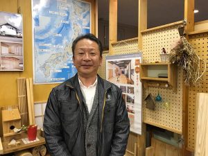 ▲株式会社大喜代表取締役の柿田勝司さん(52)。柿田さんは大手ハウスメーカーでの営業経験があるため、大手の営業力を参考にしながら、工務店の持てる力をさらに伸ばすよう、事業部会担当者として様々な取り組みを行っている