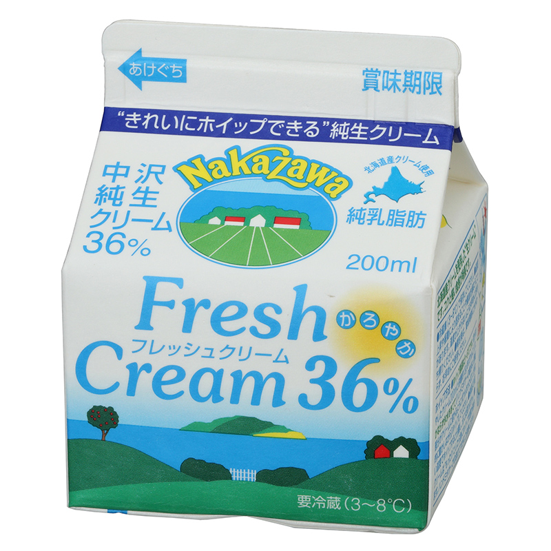 中沢フレッシュクリーム36%(200ml)