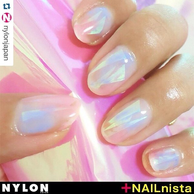 オーロラカラーのネイルデザイン♡. nail CASmi @nail_casmi