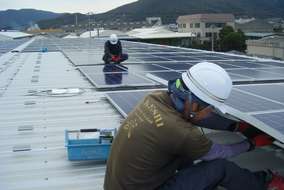 整線　モジュール固定