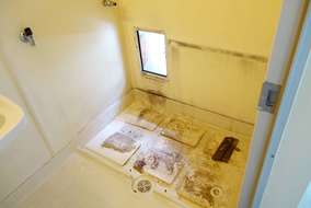 バランス釜、浴槽撤去