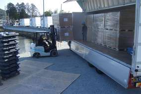 モジュール搬入