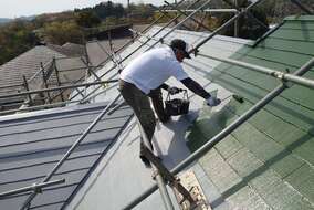 中塗り塗装工事