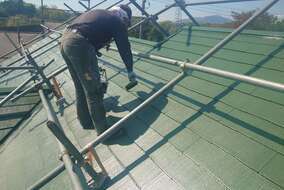 上塗り塗装工事