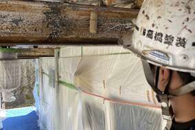 下塗りサビシャット塗装。