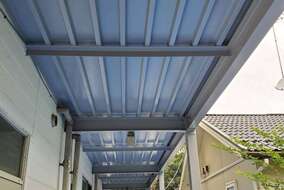 鉄部塗装完了。