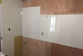 キッチンパネル貼り付け