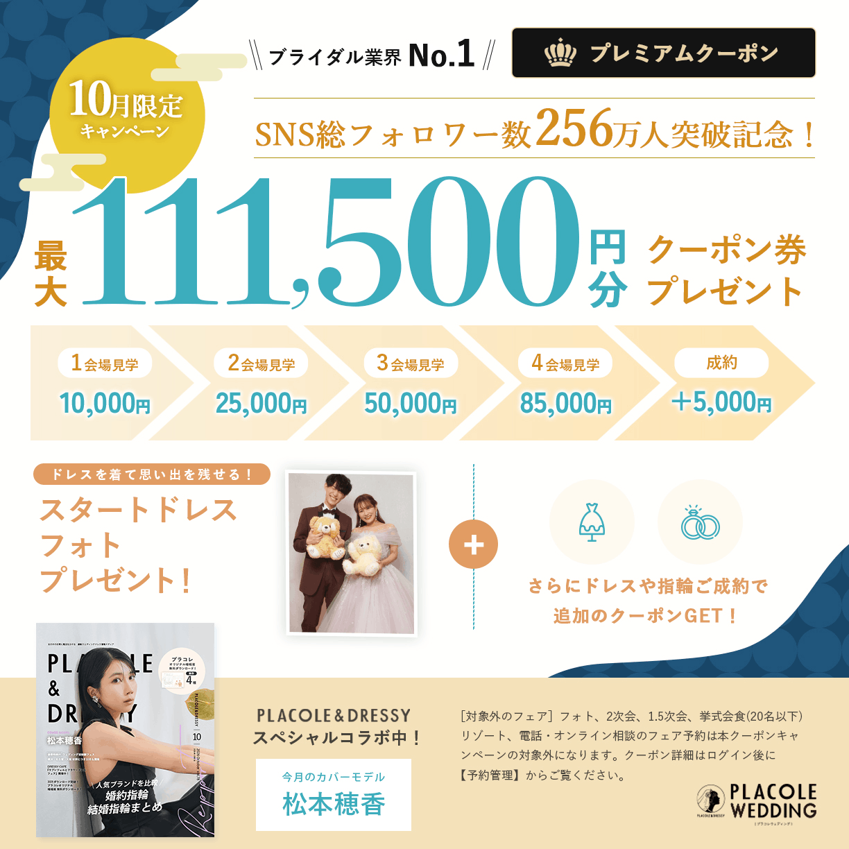 最大111,500円分クーポン券プレゼント