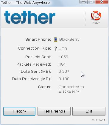 tetherを使う
