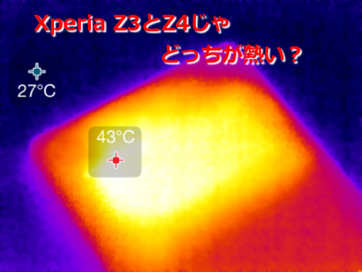 サーマルカメラでZ4を撮る
