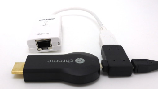 Chromecastを有線LANで