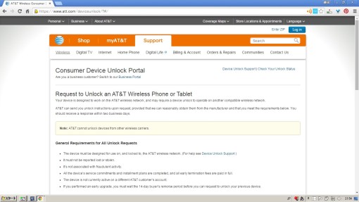 AT&T Unlock