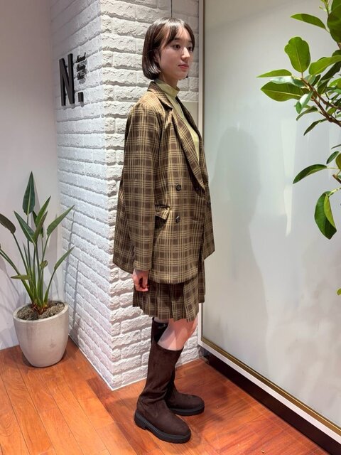 チェックジャケット