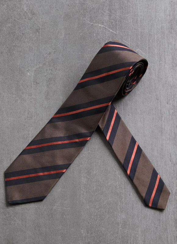 item3_Classico Seta サテンカラーストライプ ネクタイ