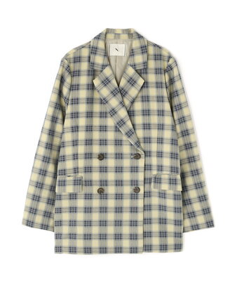 チェックジャケット