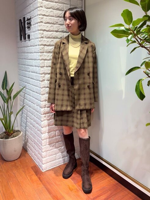 チェックジャケット