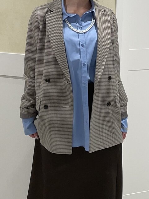 ダブルブレストテーラードジャケット