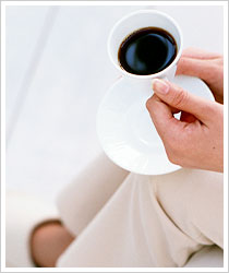 適度なカフェインで脳リフレッシュ!